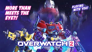 🔴NEW TRANSFORMERS x OVERWATCH 2  GIGATANK MIDSEASON BALANCE CHANGES Playing with Viewers [upl. by Herson136]