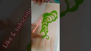 Ps letter se tattoo mehandi design short video viral 💗💗 easy and beautiful mehandi design short [upl. by Mackenzie]