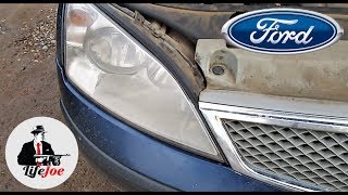 Замена лампочки в фаре Форд Мондео 3Снятие фары Ford Mondeo 3 [upl. by Elburr42]