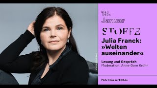 Julia Franck »Welten auseinander« [upl. by Annaitsirhc]