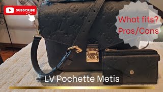 LV Pochette Metis Empreinte Monogram Review and WIMB [upl. by Ednew410]