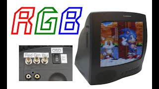 Add RGB input to Consumer TVs  Make Arcade Monitors on the Cheap [upl. by Lizette443]