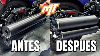 NUEVOS RINEHART RACING EXHAUST para la INDIAN SPORT CHIEF 🤯 ahora si TRUENA como debe ser 😎 [upl. by Rea]