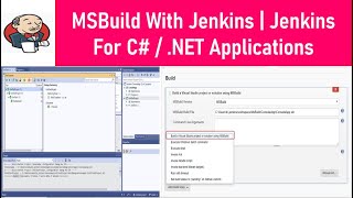 MSBuild With Jenkins  Jenkins For C  NET Applications  Thetips4you [upl. by Acinnod]