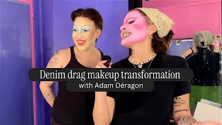 Adam Déragon’s Drag Transformation with Denim from Canada’s Drag Race  NOUS [upl. by Nyleak279]