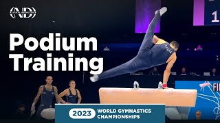 Yumin Abbadini ITA 🇮🇹  Pommel Horse  2023 World Gymnastics Championships Podium Training [upl. by Amery]