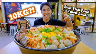 10KG Mama Noodles Challenge at the Legendary Korat Cafe  Best Thai Food in Orchard Singapore [upl. by Nobell]