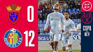 Resumen  Copa del Rey  AD Tardienta 012 Getafe CF  Primera Eliminatoria [upl. by Killigrew657]