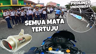 SEMUA MATA TERTUJU KE ZX25R KNALPOT PROLINERUNDERBELLY‼️  Indonesia Motovlog 296 [upl. by Naul]