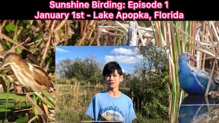 Episode 1 First of Year Birding at Lake Apopka Wildlife Drive in Florida on the quest for 251 [upl. by Kline]