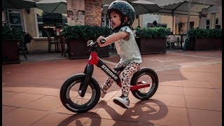 BALANCE BIKE RIDING 21 MONTHS OLD [upl. by Araf519]