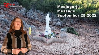 Medjugorje  Our Lady’s Message of September 25 2022 [upl. by Perl]