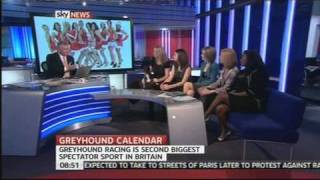 Greyhound Girls on Sky News [upl. by Ivad]