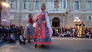 Santa Eulàlia 2019  Gegants de Corpus i Carnaval  Ball dels Gegants del Carnaval de Solsona [upl. by Ainnat44]