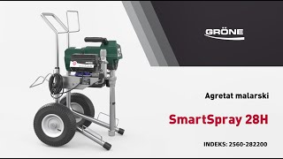 Gröne SmartSpray 28H agregat malarski [upl. by Ennaerb]