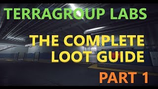 Labs Loot Guide Part 1  All Key Locations Unlocks and Loot  Escape From Tarkov [upl. by Doralia]