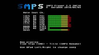 SMPS Remake Time Trax Genesis  Title Screen [upl. by Elstan279]