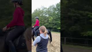 séance sur une serpentine avec ma jument 🥰 equestrian cheval equitation horse [upl. by Allez]