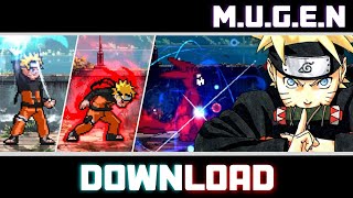 Naruto V2 NZC By Mugen maker  MUGEN JUS CHAR [upl. by Imorej287]