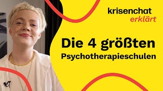 Die 4 GRÖßTEN Psychotherapieschulen in Deutschland 🎓 [upl. by Merril]