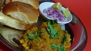 Pav Bhaji  Indian Vegetarian Street Food Recipe [upl. by Allenrad838]