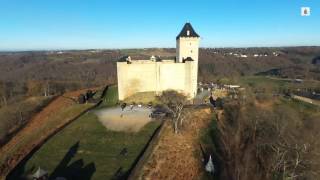 Château de Mauvezin HautesPyrénées France par drone BEBOP 2 PARROT [upl. by Attesor]