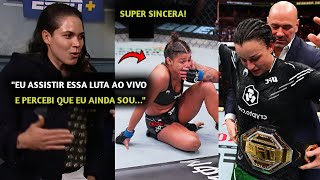 URGENTE🚨 Amanda Nunes REAGE A PÉSSIM4 LUTA entre Sheetara x Penington e FAZ REVELAÇÃO sobre RETORNO [upl. by Aldon]