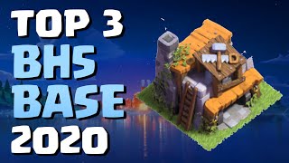 TOP 3 BH5 BASE WITH COPY LINK 2020  Anti 1 Star Builder Hall 5 Base  Clash of Clans [upl. by Nodab]