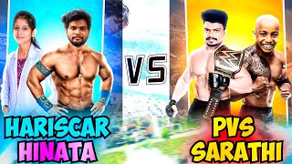 💥Hariscar x Hinata vs PVS x Sarathi 2 vs 2 FUNNY CLASH SQUAD TIP amp TRICKS IN TAMIL [upl. by Akenna]