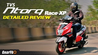 TVS Ntorq Race XP  Fastest 125 cc Scooter  Detailed Review  Hindi  GearFliQ [upl. by Nibas123]