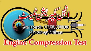 Engine Compression Test for Honda Motorcycle  मोटरसाइकिल इंजन संपीड़न परीक्षण [upl. by Orlena]