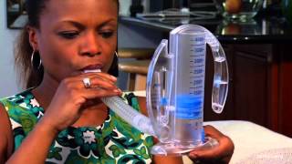 How to Use Your Incentive Spirometer Russian [upl. by Remy875]