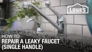 How to Fix A Dripping or Leaky Single Handle Faucet [upl. by Punke555]