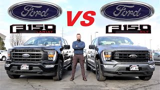 2023 Ford F150 Lariat VS 2023 Ford F150 XLT LOL They Are Almost The Same Price [upl. by Morgana885]