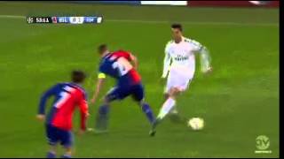 Amazing Skills from Cristiano Ronaldo at Real Madrid vs Basel [upl. by Mallory]