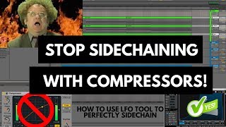 How to Sidechain with LFO Tool Stop using compressors [upl. by Rebeh]