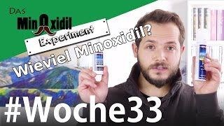 Minoxidil nur einmal am Tag  Das Minoxidil Experiment Woche33 [upl. by Sylvan]