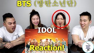 BTS 방탄소년단 IDOL Official MV  Reaction  Australian Asians [upl. by Ylrebmi214]