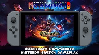 SiegeCraft Commander  Nintendo Switch Gameplay [upl. by Brita]