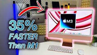 SCARY FAST iMac M3 REVIEW  Should You Buy it [upl. by Aicire]