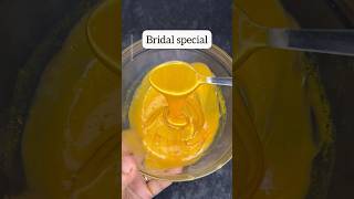 Gold Skin Polishing Mask Gold Facial like Glow Bridal Special skincare glowingskin shorts [upl. by Stu]