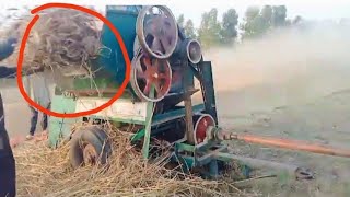 Thresher machine vs Fiat 640 modal 1994 tractor l Shani 🚜 [upl. by Annas448]