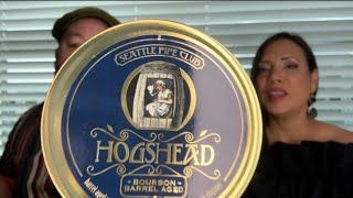 SPC Hogshead Bourbon Barrel Aged “Popping” the Tin Pipe Tobacco Blend Review Series [upl. by Ellehsim]