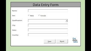 How to make Macro enabled Form in Excel Sheet [upl. by Robet]