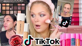 TESTING VIRAL MAKEUP TIKTOK MADE ME BUY 2024 🤯 WORTH THE HYPE  KELLY STRACK [upl. by Evad]