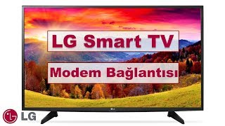 LG Smart TV İnternet Modem bağlantısı [upl. by Georgeta]