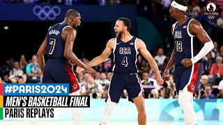 Mens Basketball Gold Medal Match 🏀  Full Replay  Paris Replays [upl. by Anitsahs]