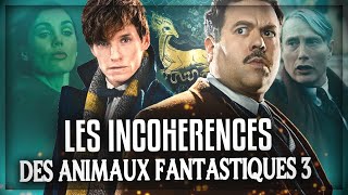 LES INCOHÉRENCES DU FILM LES ANIMAUX FANTASTIQUES 3 [upl. by Knighton]