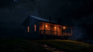 Rain Sounds For Sleeping with forest beautiful heavy rain amp thunder at night rainforest [upl. by Durrace]