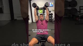 Form Adjustment If You Have Pain With Shoulder Press [upl. by Kruger]